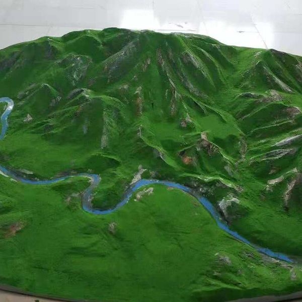 地形徽县徽县沙盘模型展示