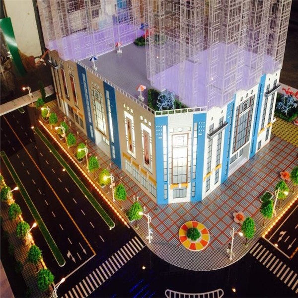 透明徽县楼盘模型