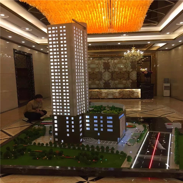 西北更大比例徽县楼盘模型展示
